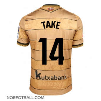 Billige Fotballdrakt Real Sociedad Takefusa Kubo #14 Replika Bortedrakt 2024-25 Kortermet